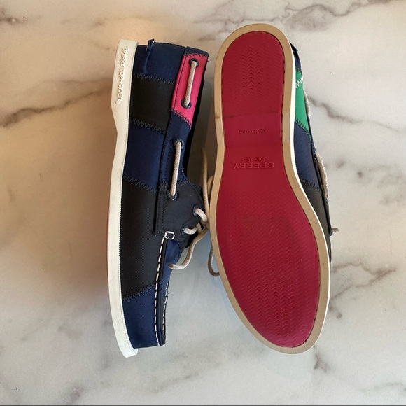 SPERRY Authentic Original Preppy Patchwork Bionic Boat Shoe - Picture 5 of 8